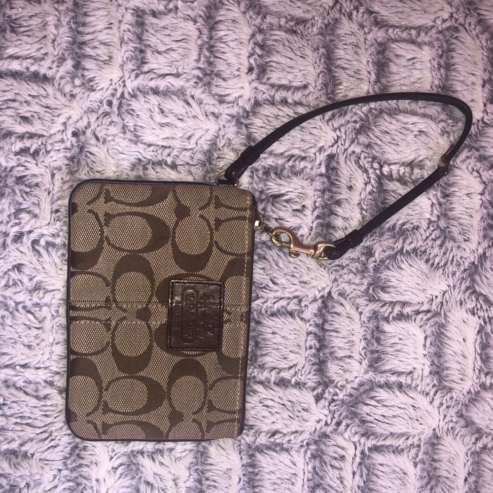 Authentic Coach wristlet!